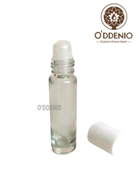 8ml白蓋玻璃滾珠瓶 (台灣製)