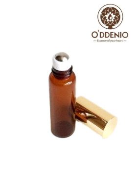 5ml金蓋玻璃滾珠瓶 (台灣製)