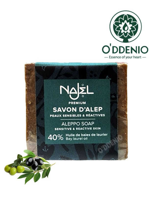 【Najel】40%月桂油阿勒坡手工古皂185g